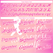 Custom Pink White 3D Pink Ribbon Breast Cancer Awareness Month Women Health Care Support Authentic Baseball Jersey