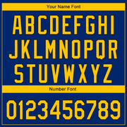 Custom Royal Yellow-Black 3D Seattle City Edition Fade Fashion Authentic Baseball Jersey