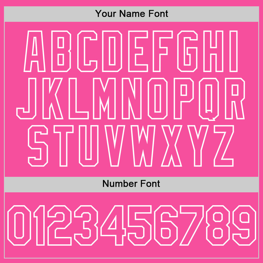 Custom White Pink 3D Pattern Design Gradient Style Twinkle Star Authentic Baseball Jersey