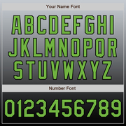 Custom Gray Neon Green-Black Authentic Fade Fashion Baseball Jersey