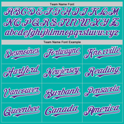 Custom Aqua Purple-White 3D Pattern Design Gradient Style Twinkle Star Authentic Baseball Jersey