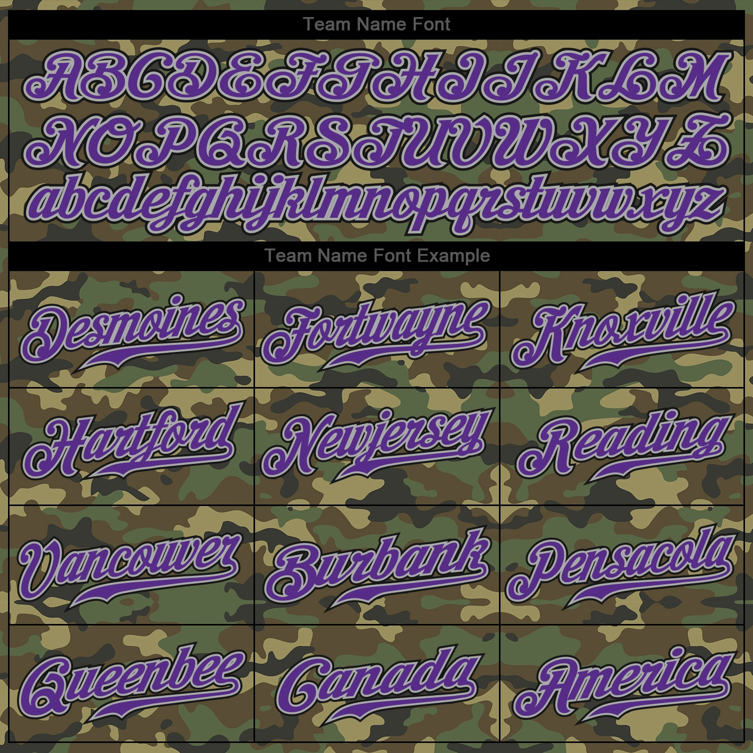 Custom Camo Purple-Black Authentic Salute To Service Baseball Jersey