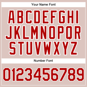 Custom Camo Red-White Authentic Salute To Service Baseball Jersey