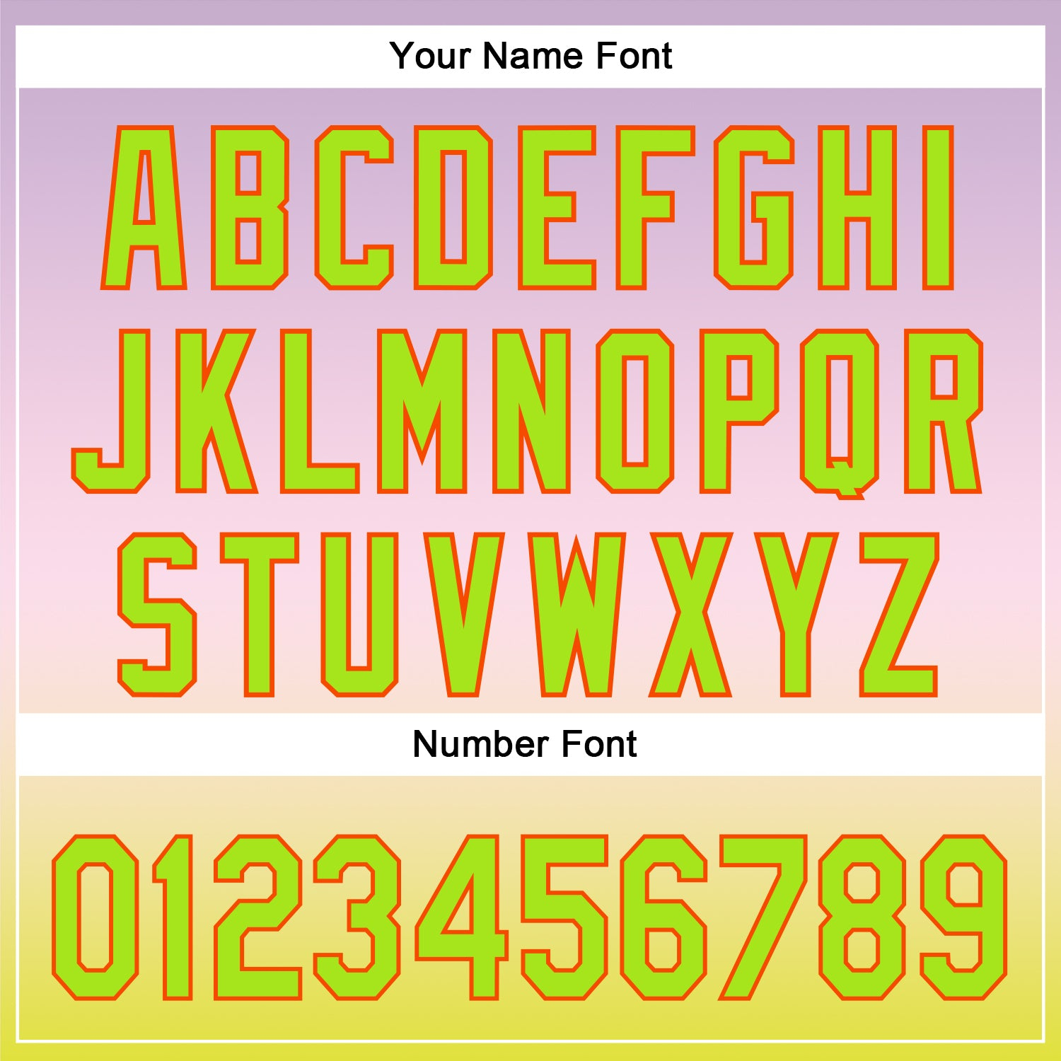 Custom Light Purple Neon Green Light Pink-Orange 3D Halloween Authentic Fade Baseball Jersey