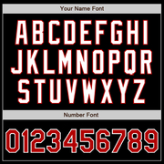 Custom Black Red-Kelly Green Authentic Split Fashion Baseball Jersey