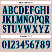 Custom Camo Navy-Teal Authentic Salute To Service Baseball Jersey