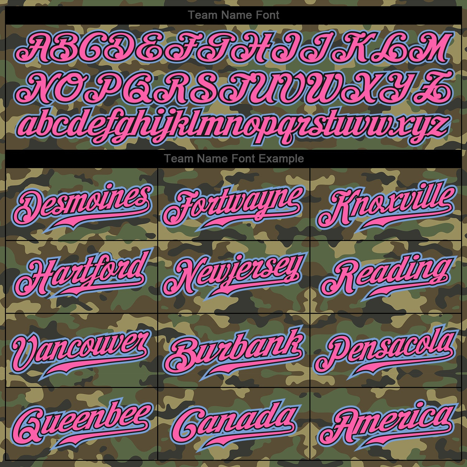 Custom Camo Light Blue-Pink Authentic Salute To Service Baseball Jersey