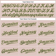 Custom Camo Olive-Cream Authentic Salute To Service Baseball Jersey