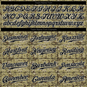 Custom Camo Black-Gray Authentic Salute To Service Baseball Jersey