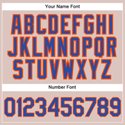 Custom Camo Royal-Orange Authentic Salute To Service Baseball Jersey