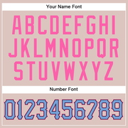 Custom Camo Powder Blue-Pink Authentic Salute To Service Baseball Jersey