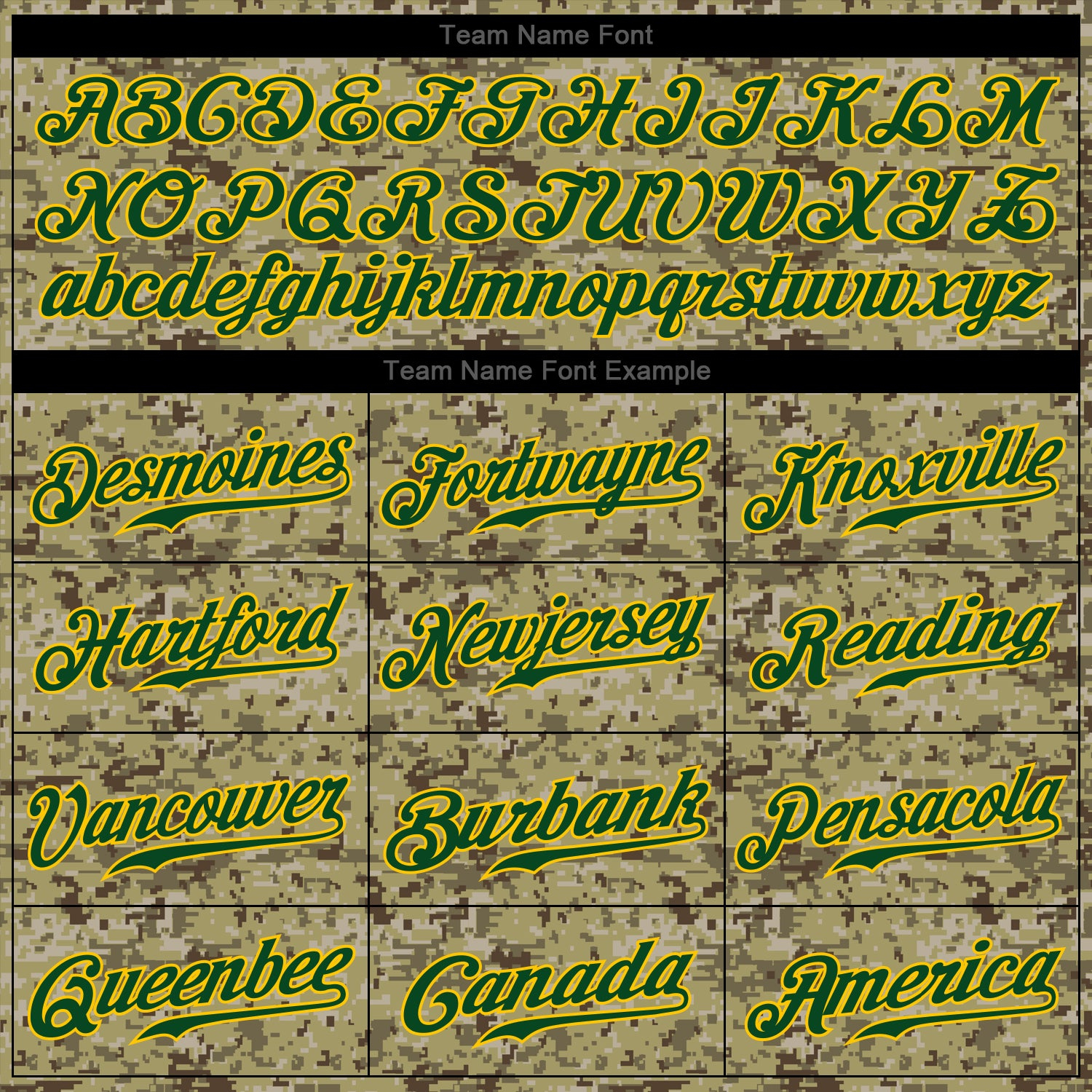 Custom Camo Green-Gold Authentic Salute To Service Baseball Jersey