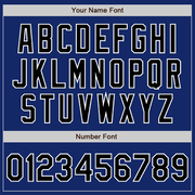 Custom Royal Black-Gray Authentic Split Fashion Baseball Jersey