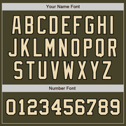 Custom Olive Cream-Black Authentic Two Tone Salute To Service Baseball Jersey