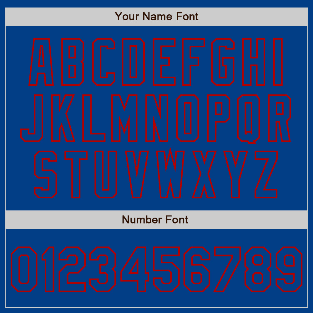 Custom White Royal-Red Authentic Split Fashion Baseball Jersey