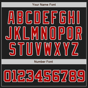 Custom Black Red-Yellow Authentic Split Fashion Baseball Jersey