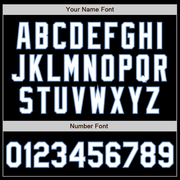 Custom Black White-Royal Authentic Split Fashion Baseball Jersey