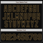 Custom Teal-Black Old Gold Authentic Split Fashion Baseball Jersey