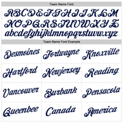 Custom Women's White Navy V-Neck Cropped Baseball Jersey