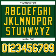 Custom Green Gold-White Authentic Sleeveless Baseball Jersey