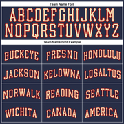 Custom Navy Cream-Red Authentic Sleeveless Baseball Jersey