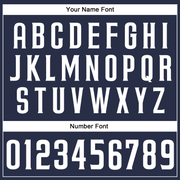 Custom Navy White Authentic Sleeveless Baseball Jersey