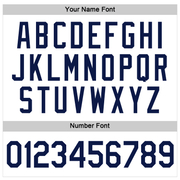 Custom Women's White Navy V-Neck Cropped Baseball Jersey