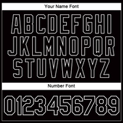 Custom Women's Black Black-White V-Neck Cropped Baseball Jersey