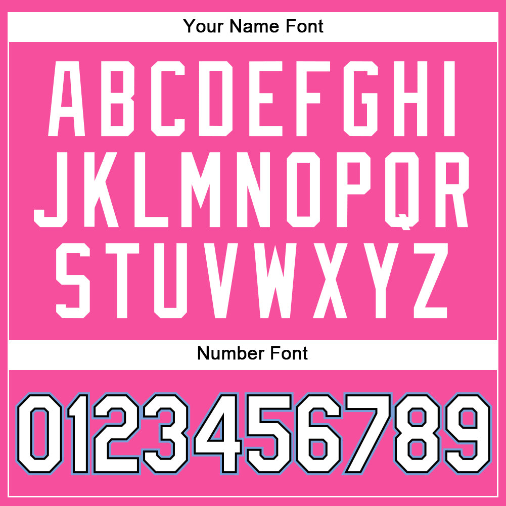 Custom Pink White-Light Blue Authentic Sleeveless Baseball Jersey