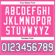 Custom Pink White-Light Blue Authentic Sleeveless Baseball Jersey