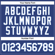 Custom Women's Royal White-Light Blue V-Neck Cropped Baseball Jersey