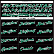 Custom Women's Black Kelly Green-White V-Neck Cropped Baseball Jersey