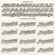 Custom Cream Cream-Black Authentic Sleeveless Baseball Jersey