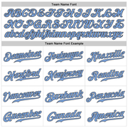 Custom White Light Blue-Steel Gray Authentic Sleeveless Baseball Jersey