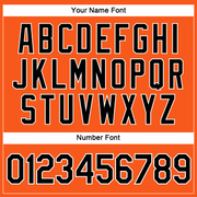 Custom Women's Orange Black-White V-Neck Cropped Baseball Jersey