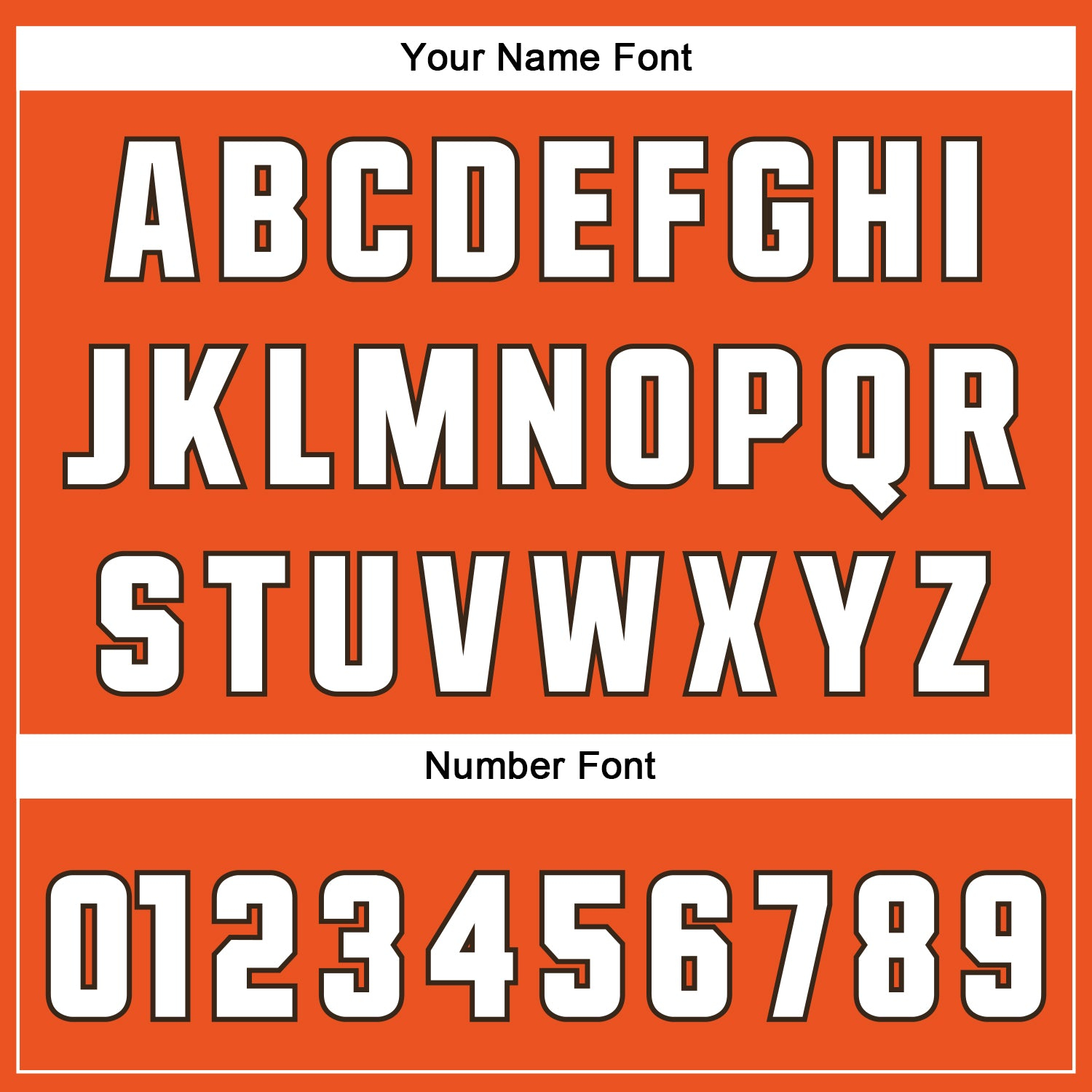 Custom Orange White-Brown Mesh Authentic Throwback Football Jersey