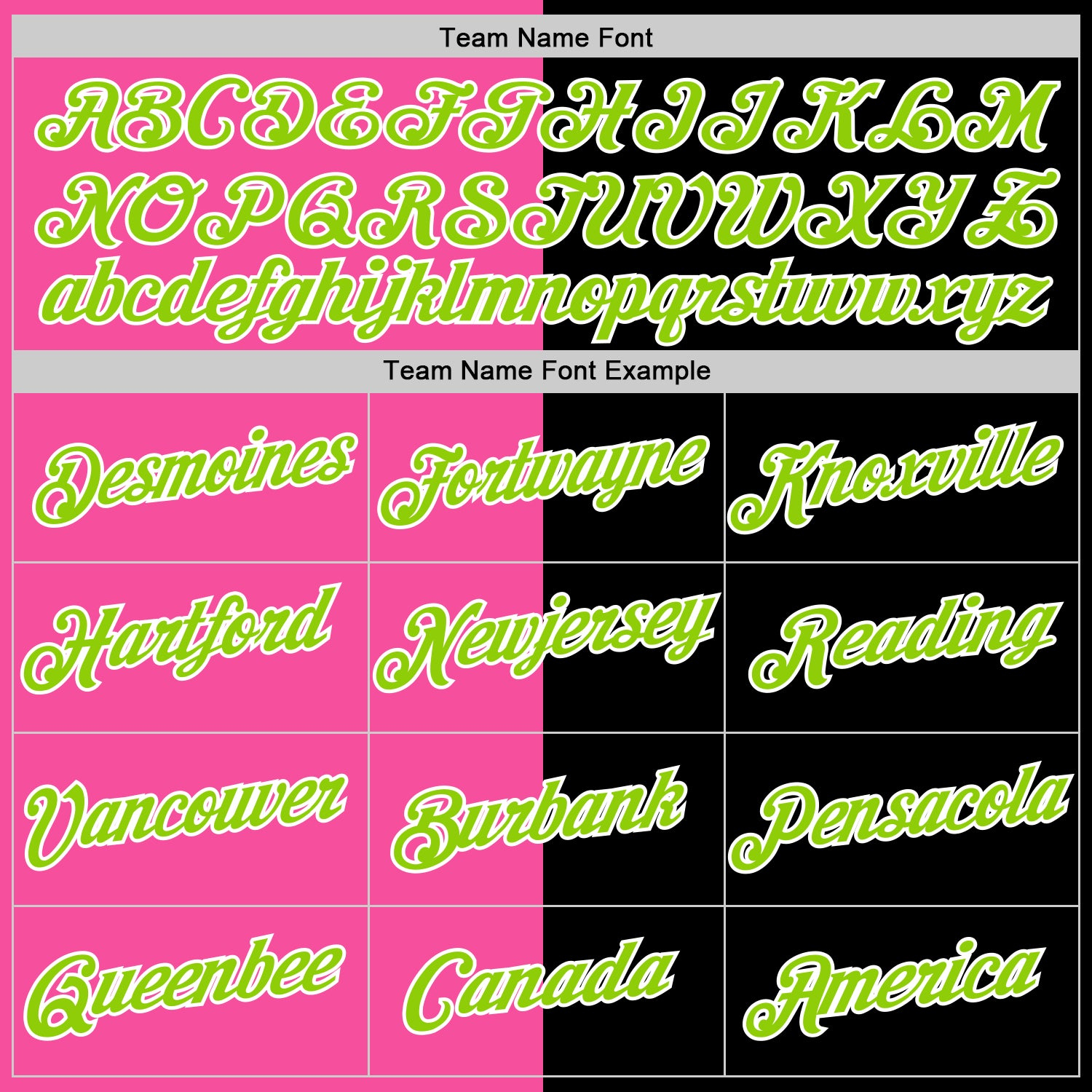 Custom Black Neon Green-Pink Split Fashion Performance T-Shirt