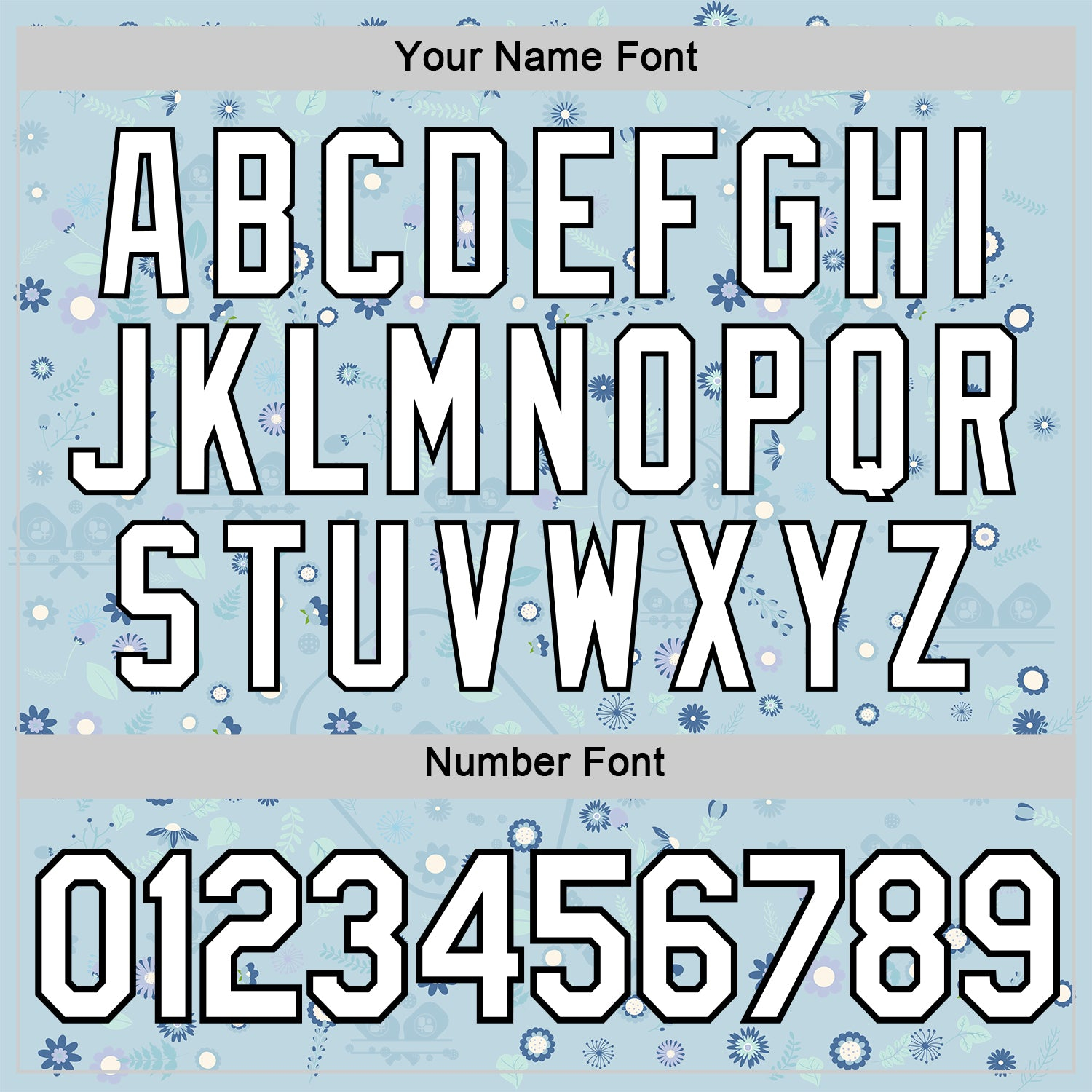 Custom Blue White-Black 3D Pickleball Paddles Balls Floral Performance T-Shirt