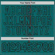 Custom Teal Black 3D Pickleball Paddles Balls Performance T-Shirt