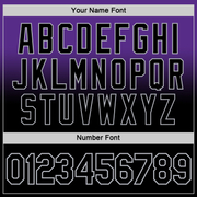 Custom Purple Black-Gray Fade Fashion Performance T-Shirt