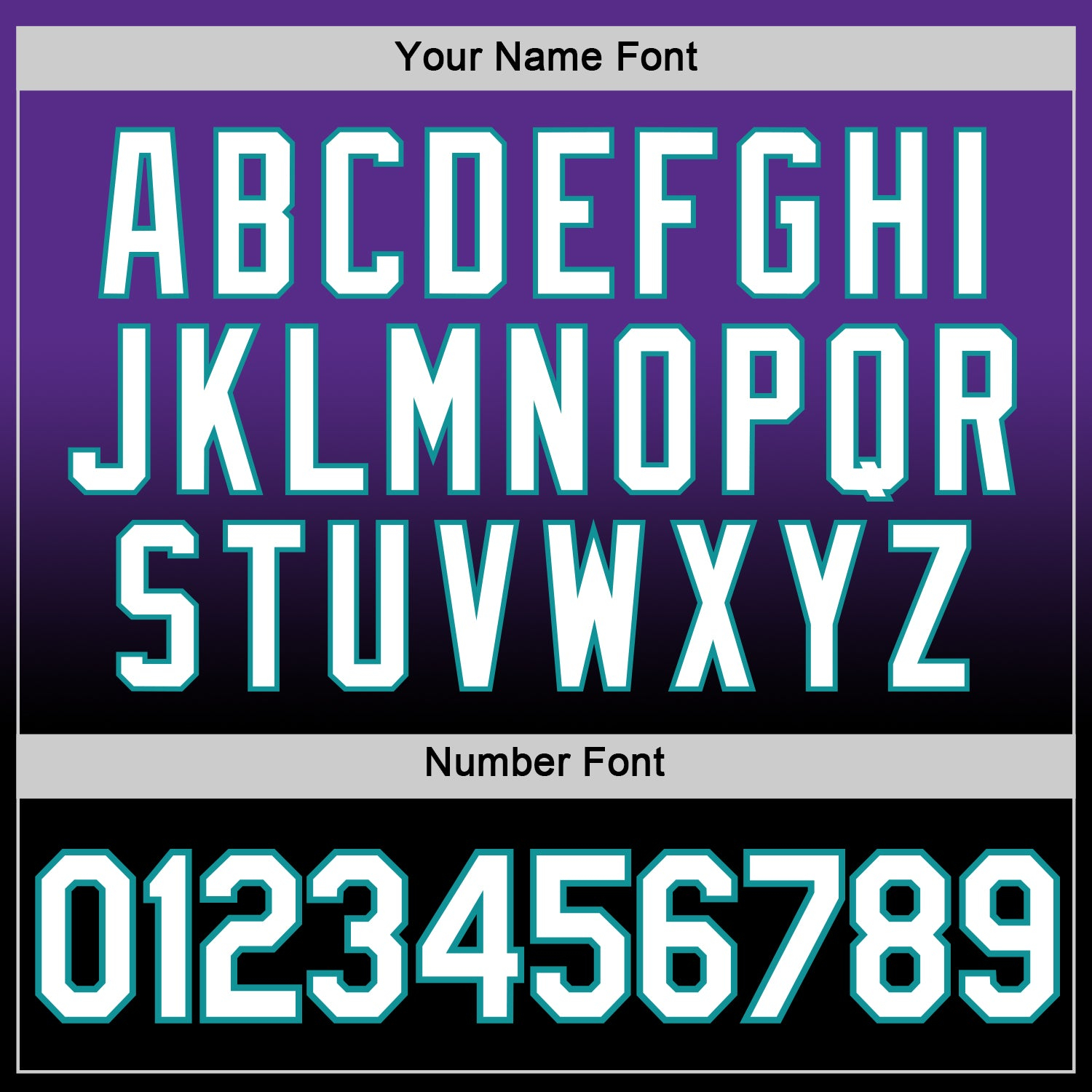 Custom Purple Black-Teal Fade Fashion Performance T-Shirt