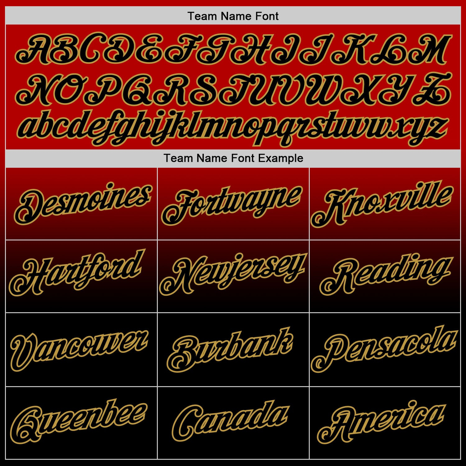 Custom Red Black-Old Gold Fade Fashion Performance T-Shirt