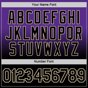 Custom Purple Black-Cream Fade Fashion Performance T-Shirt