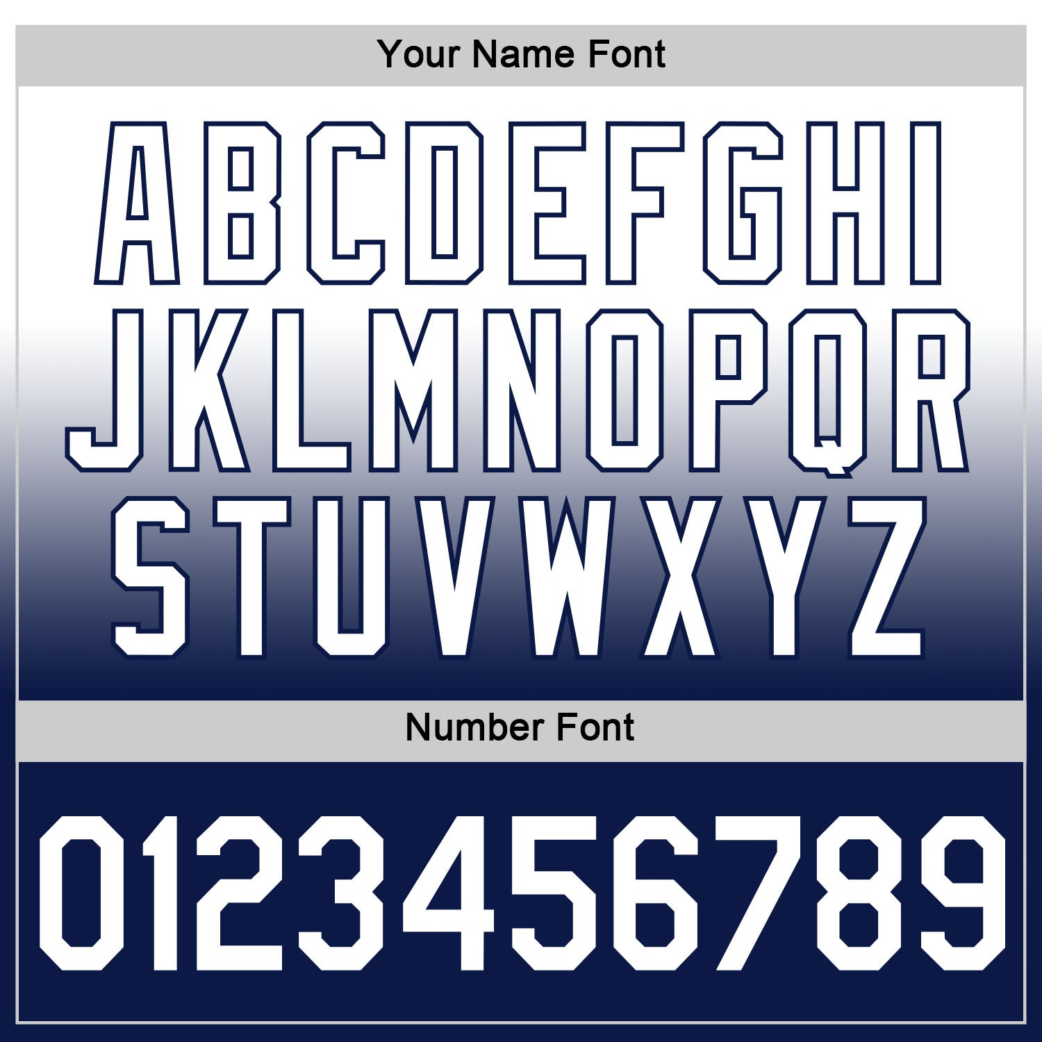 Custom White Navy Fade Fashion Performance T-Shirt