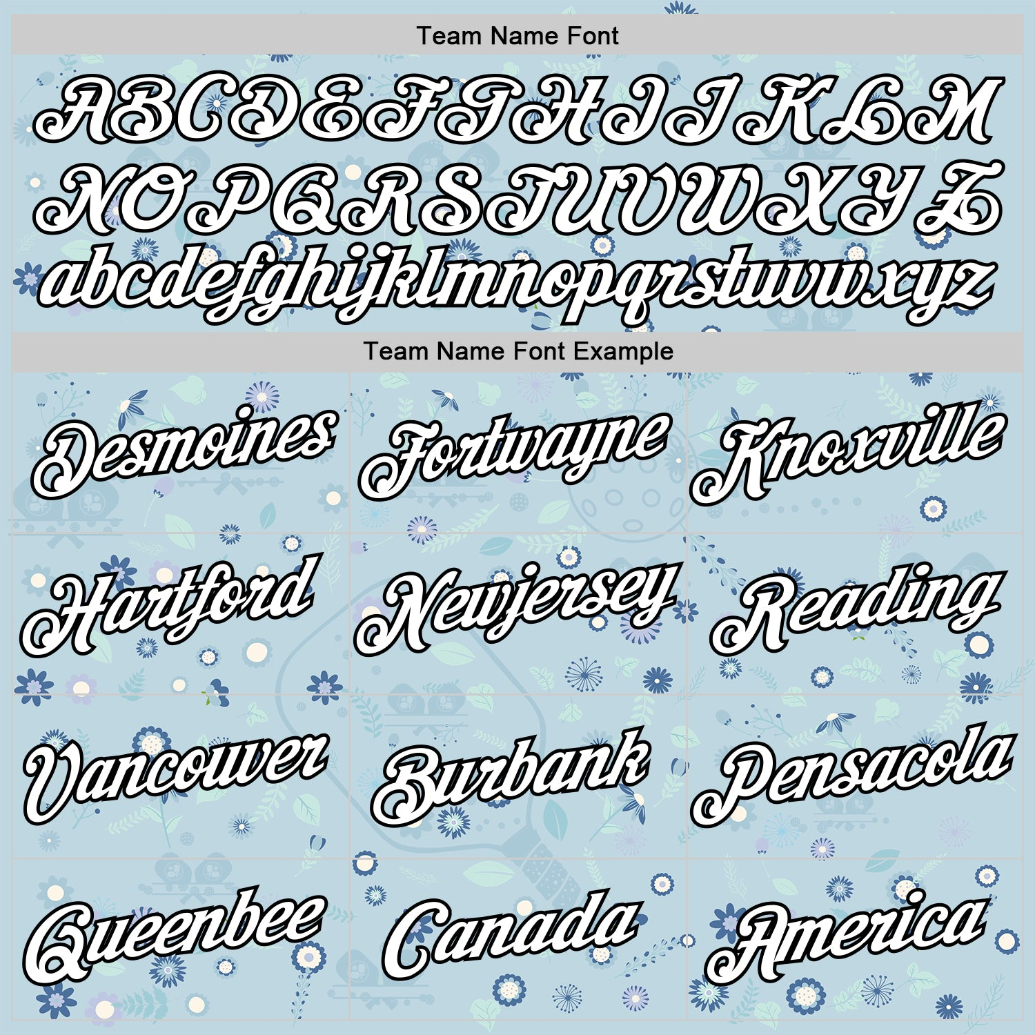 Custom Blue White-Black 3D Pickleball Paddles Balls Floral Performance T-Shirt