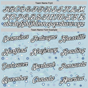 Custom Blue White-Black 3D Pickleball Paddles Balls Floral Performance T-Shirt