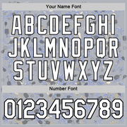 Custom Gray White-Black 3D Pickleball Paddles Balls Floral Performance T-Shirt