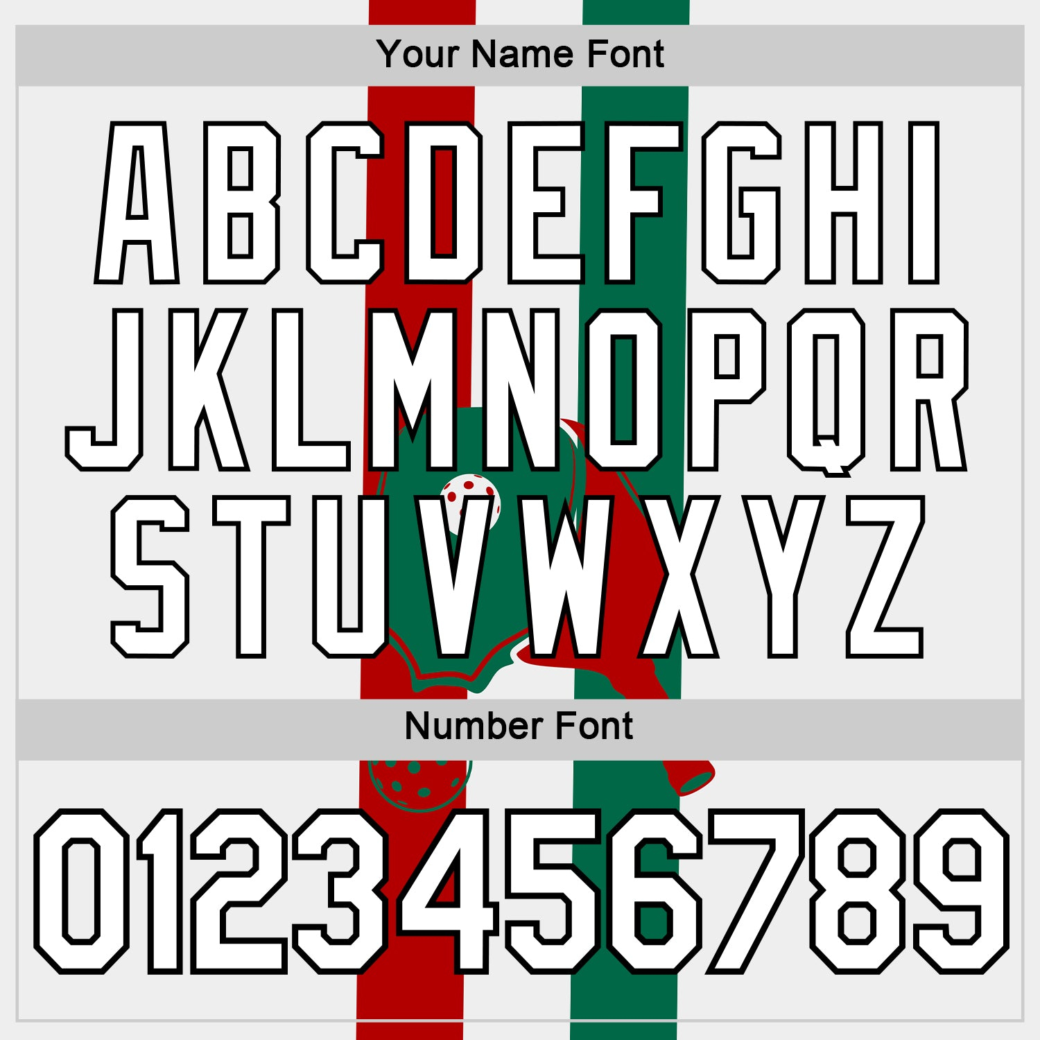 Custom Red White Green-Black 3D Pickleball Paddles Balls Performance T-Shirt