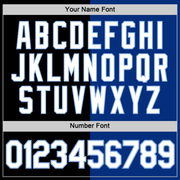 Custom Black Royal-Light Blue Split Fashion Performance T-Shirt