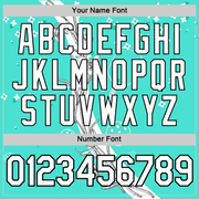 Custom Green White-Black 3D Pickleball Paddles Balls Floral Performance T-Shirt